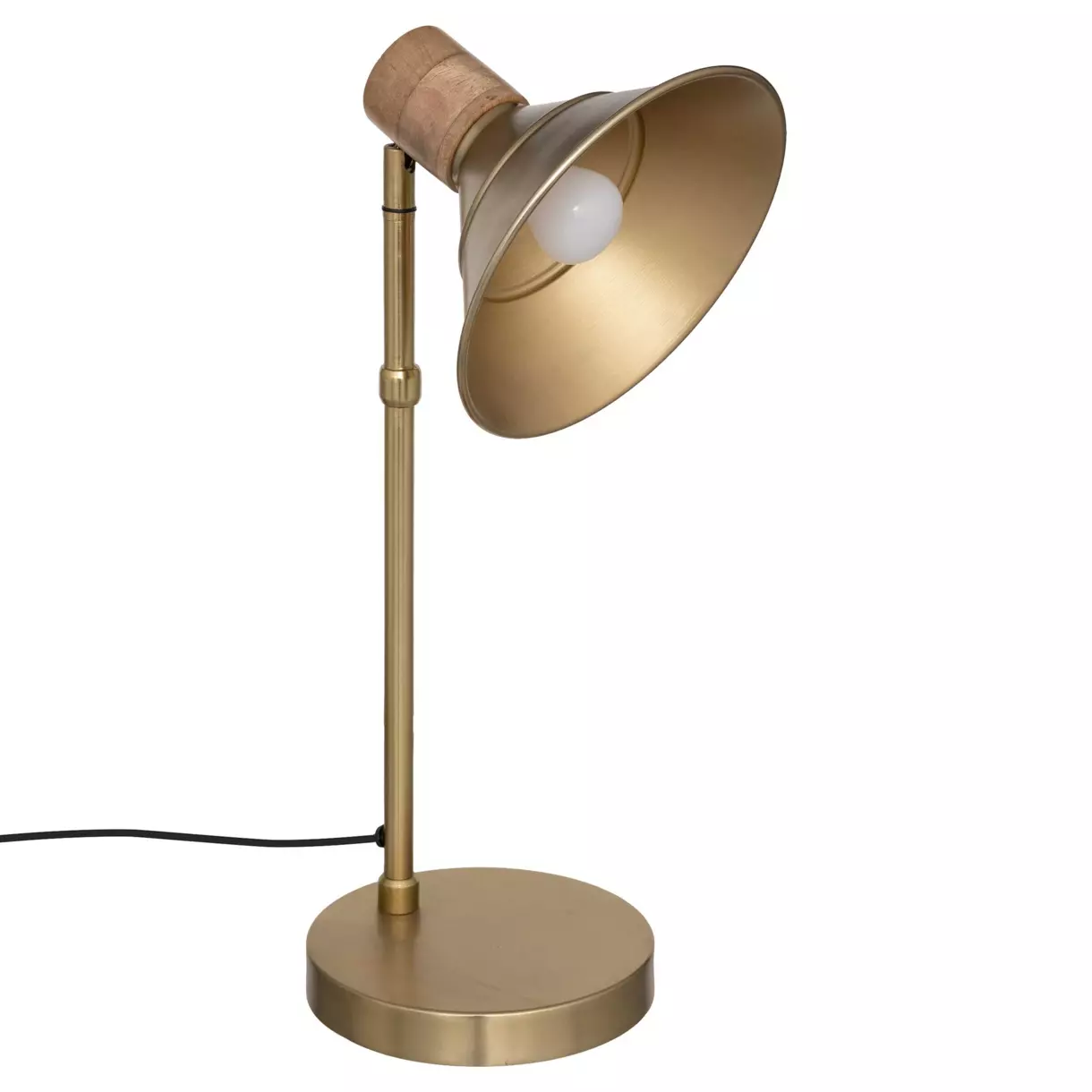 eminza Lampe à poser métal (H45 cm) Bota Dorée