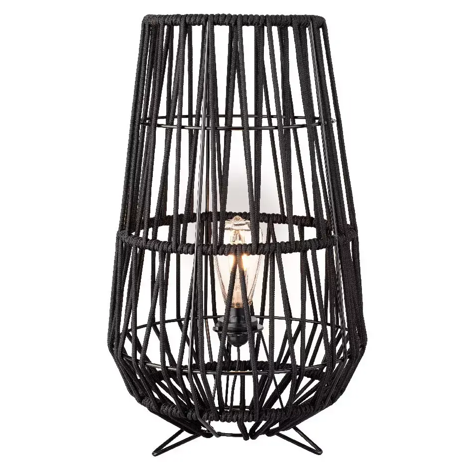 eminza Lampe de table extérieur (H50 cm) Celi Noir
