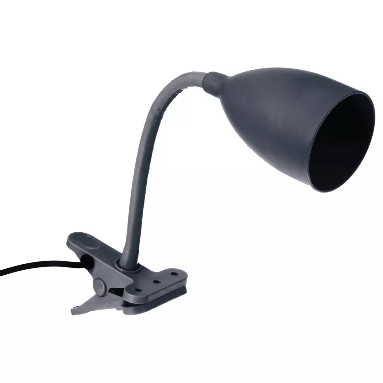 eminza Lampe sur pince métal (H43 cm) Bleu orage