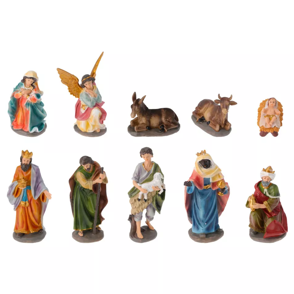 eminza Les 10 santons (Hauteur 19 cm) de Colette