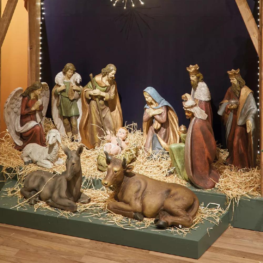 eminza Les 11 grands santons (Hauteur 40 cm) de Paul