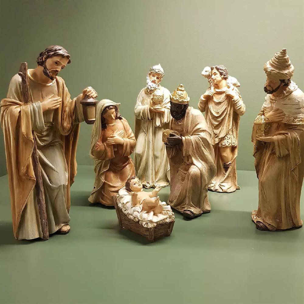 eminza Les 7 santons (Hauteur 20 cm) de Florence