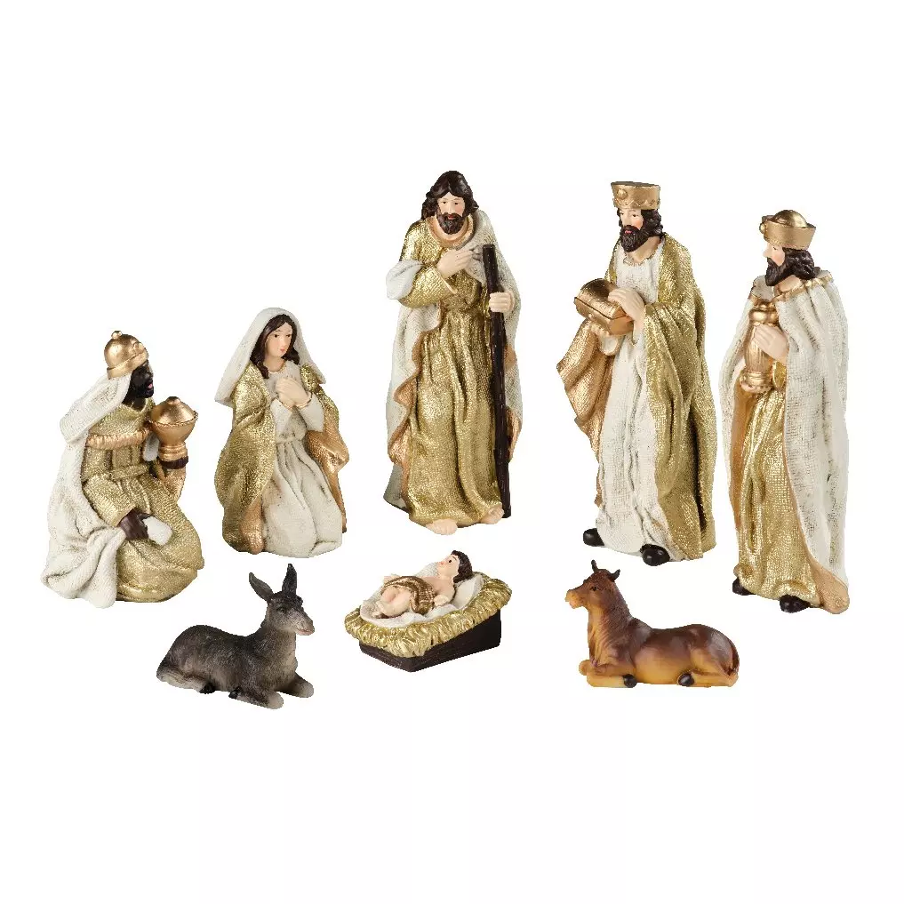 eminza Les 8 santons (Hauteur 15 cm) de Mario