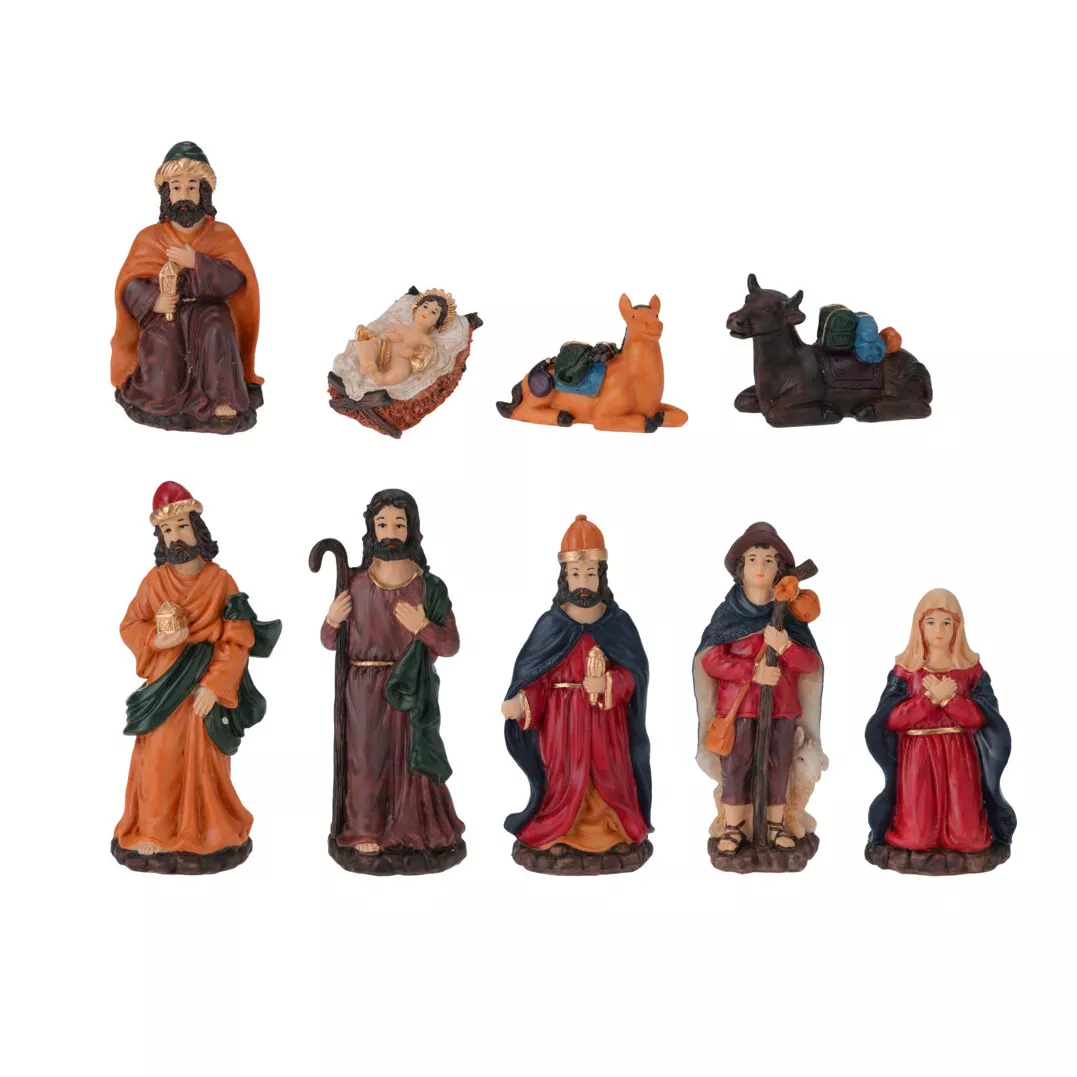 eminza Les 9 santons (Hauteur 16 cm) d'Alba