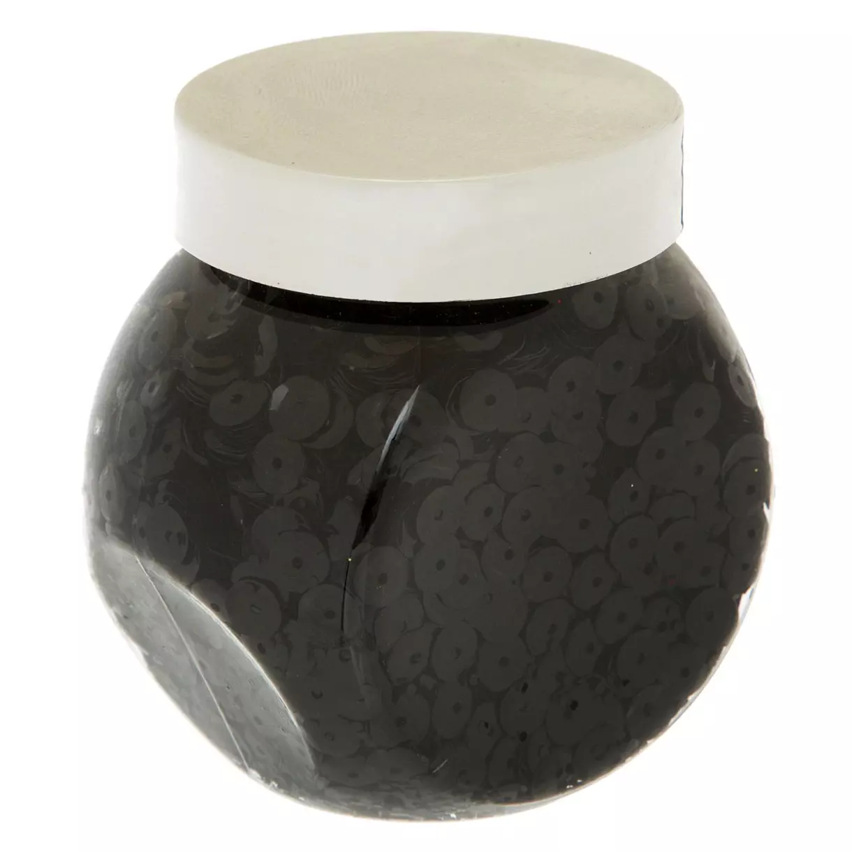 eminza Lot de 100 gr de sequins Noir
