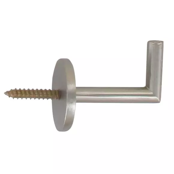 Eminza Lot De 2 Gonds Crochets Argent Mat