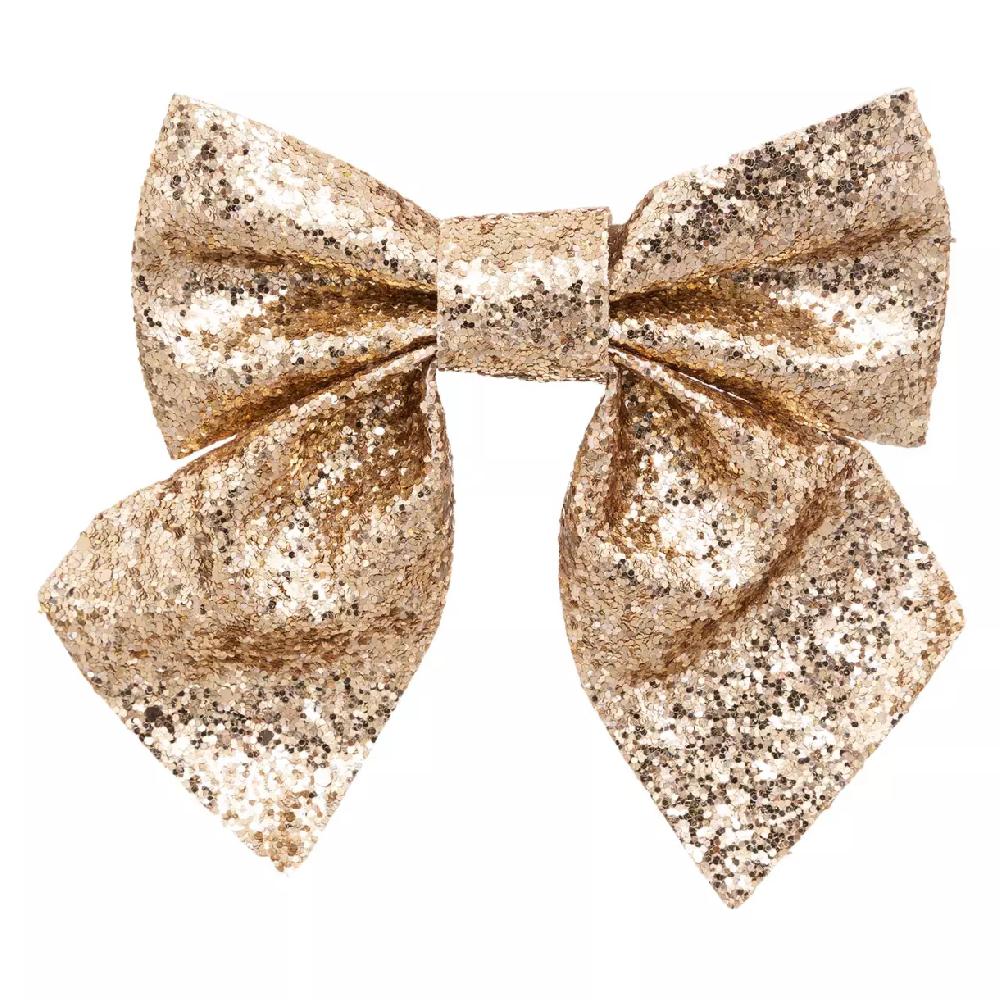 eminza Lot de 2 nœuds (H16 cm) Brillant Or