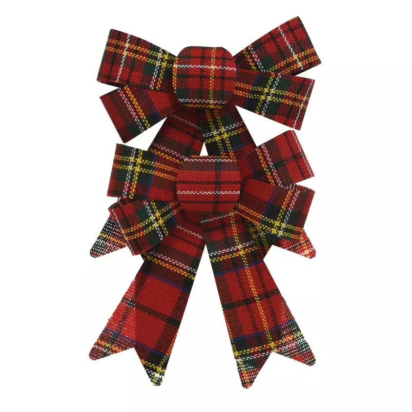 eminza Lot de 2 nœuds (H17 cm) Omid Rouge