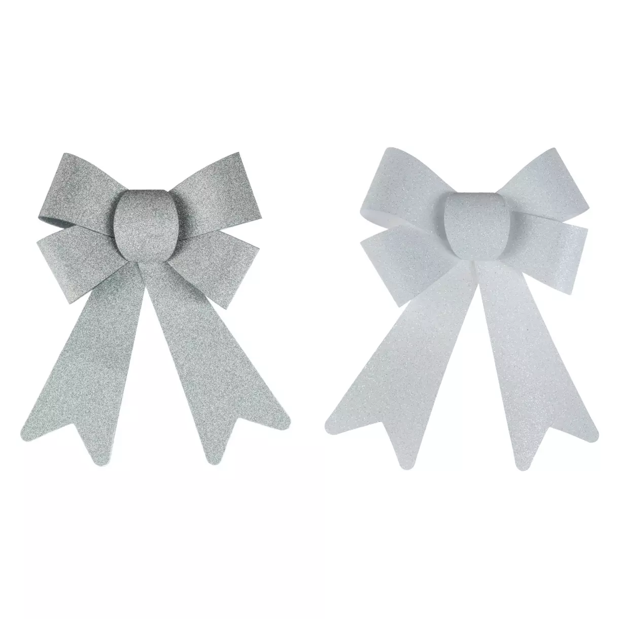 eminza Lot de 2 noeuds (H18 cm) Anieta Argent