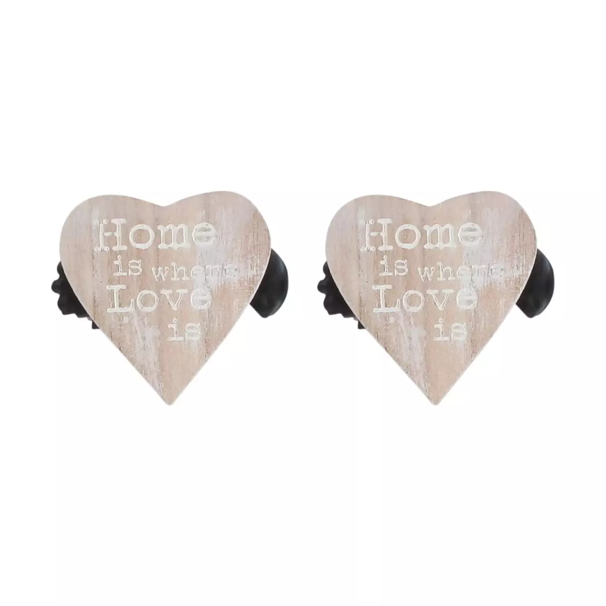 eminza Lot de 2 pinces rideau Amore Naturel