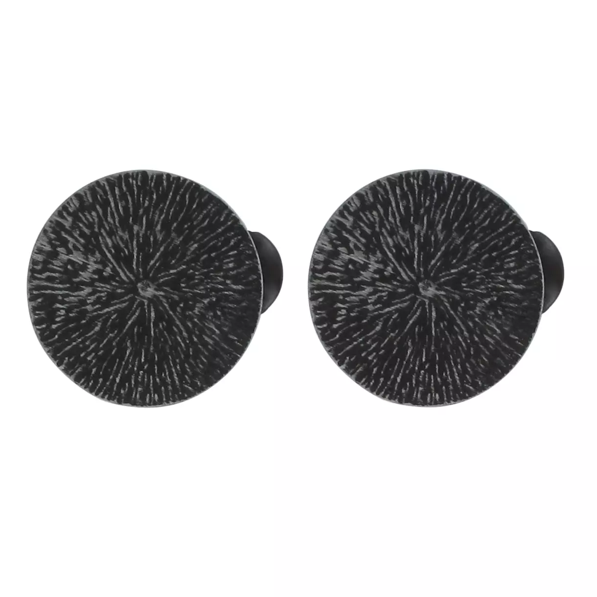 eminza Lot de 2 pinces rideau Archi Noir