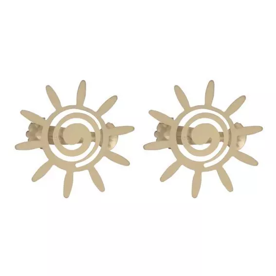 eminza Lot de 2 pinces rideau Helios Or