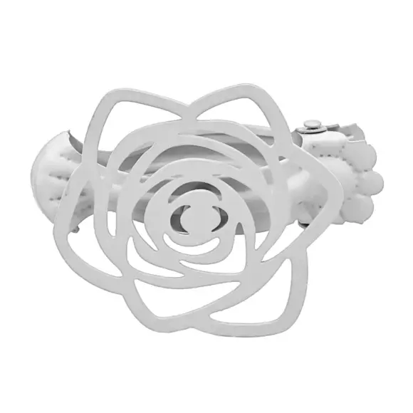 Eminza Lot De 2 Pinces Rideaux Lina Blanches