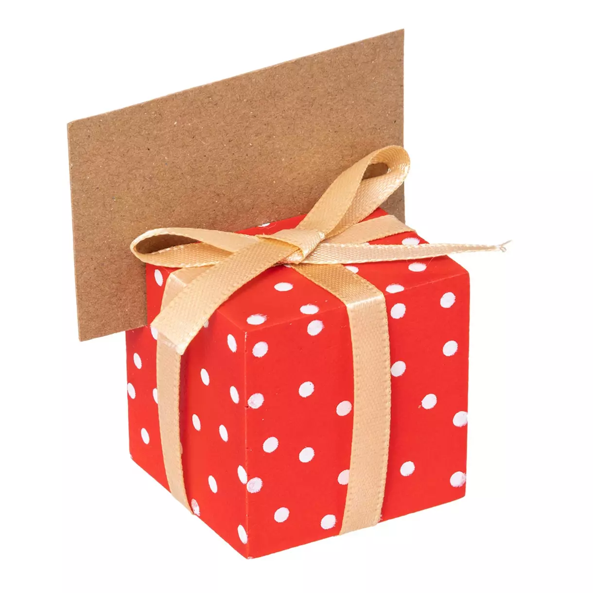 eminza Lot de 2 porte-nom ou menu Cadeaux Rouge