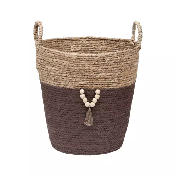 Eminza Lot De 3 Paniers à Linge (H45 Cm) Jya Taupe