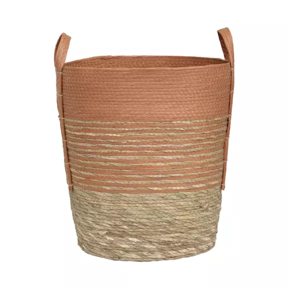Eminza Lot De 3 Paniers à Linge (H47 Cm) Seo Corail