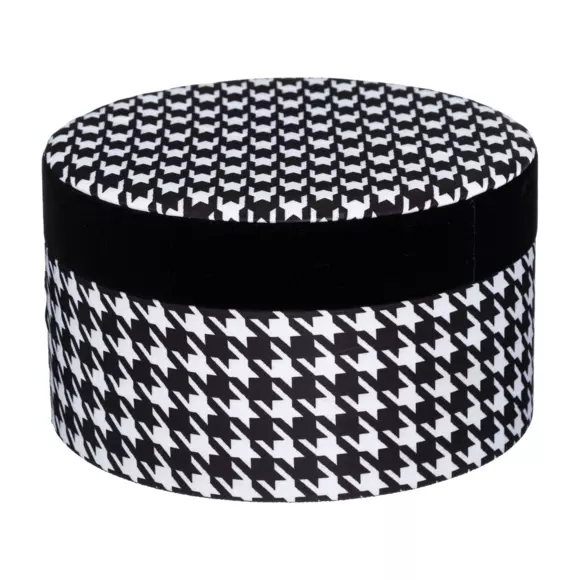 Eminza Lot De 4 Boites Subli Noir Et Blanc
