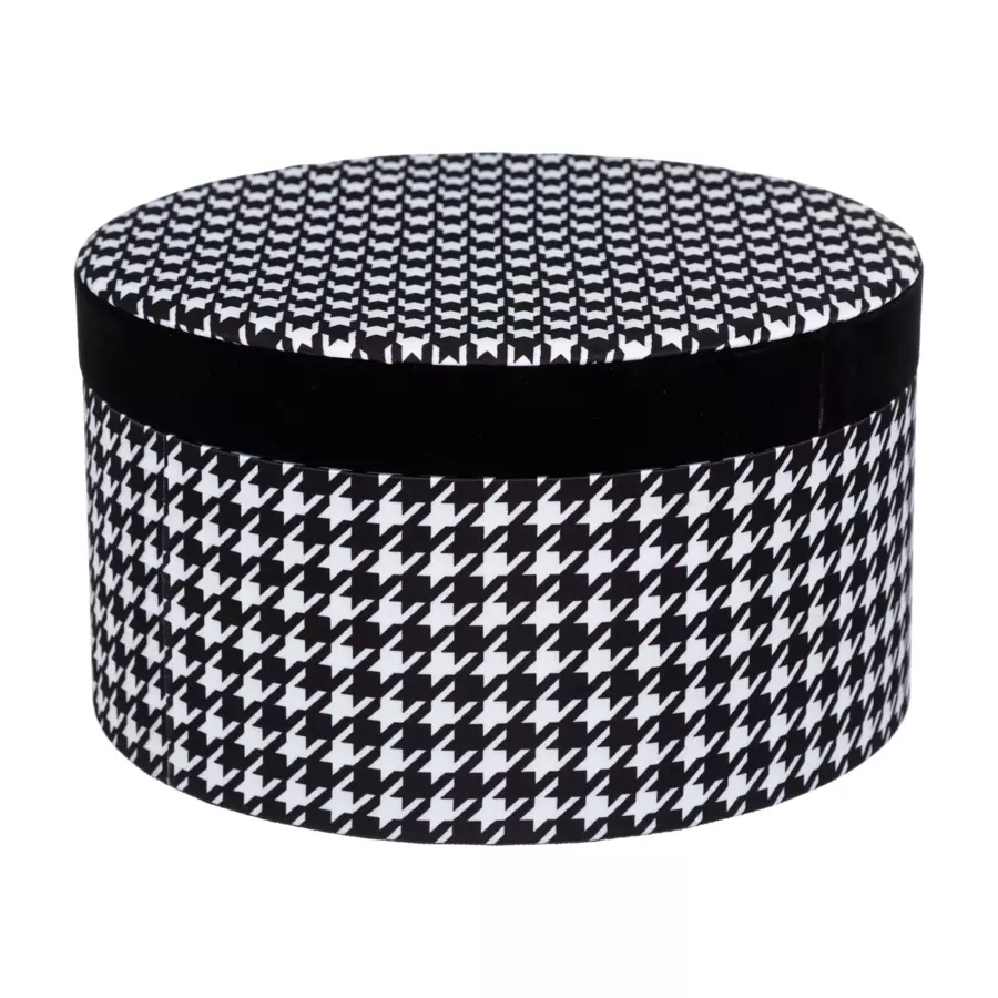 Eminza Lot De 4 Boites Subli Noir Et Blanc