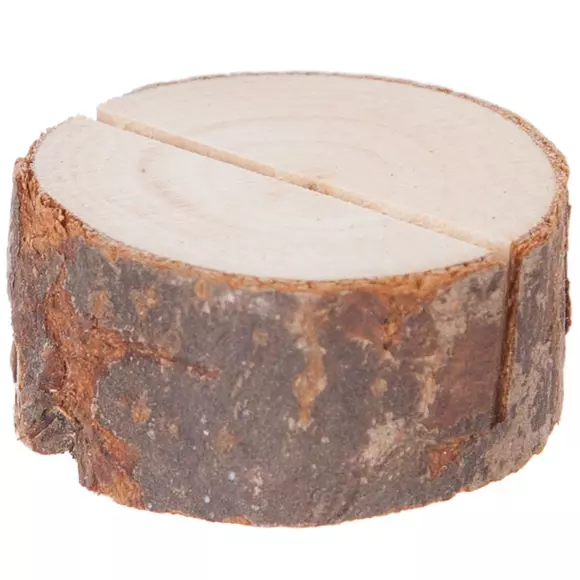 Eminza Lot De 4 Marque-place En Bois Naturel