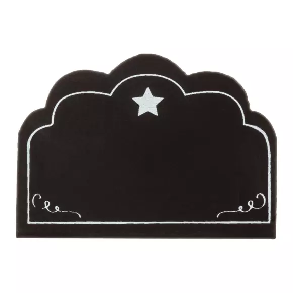 Eminza Lot De 4 Porte-nom Ou Menu Ardoise Noir