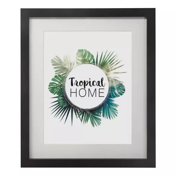 Eminza Lot De 5 Cadres Tropical Noir