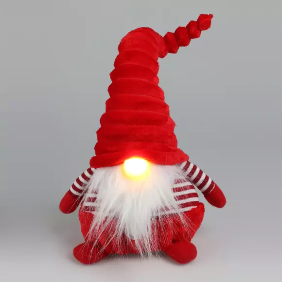 Eminza Lutin De Noël (H44 Cm) Noé Nez Lumineux