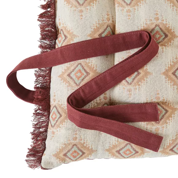 Eminza Matelas De Sol Coton (60 X 120 Cm) Ikat Beige