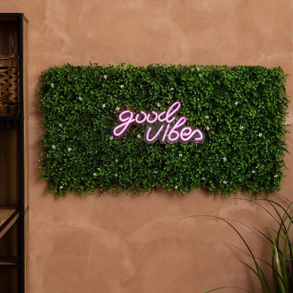 eminza Mur végétal carré (50 x 50 cm) Izy Vert