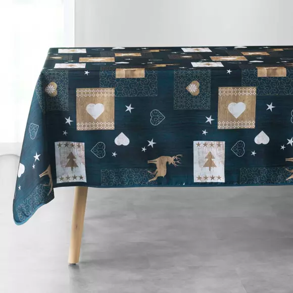 Eminza Nappe Rectangulaire (L240 Cm) Augustin Bleue