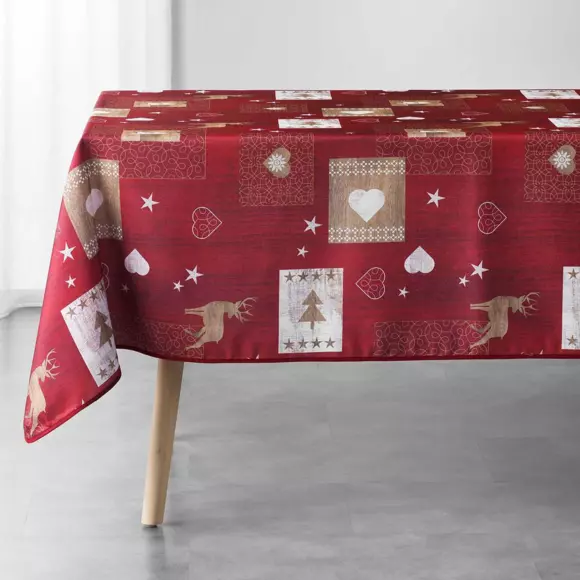 Eminza Nappe Rectangulaire (L240 Cm) Augustin Rouge