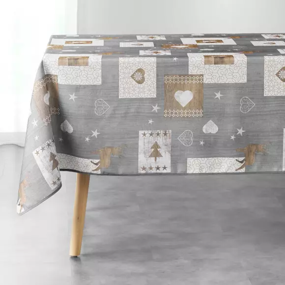 Eminza Nappe Rectangulaire (L300 Cm) Augustin Grise