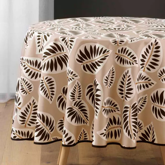 Eminza Nappe Ronde Anti Tache (180 Cm) Alma Noire