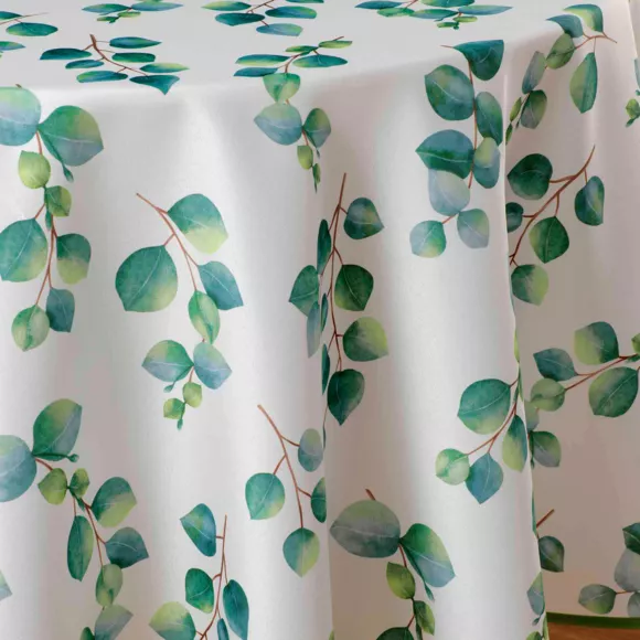 Eminza Nappe Ronde Anti Tache (180 Cm) Leandre Verte