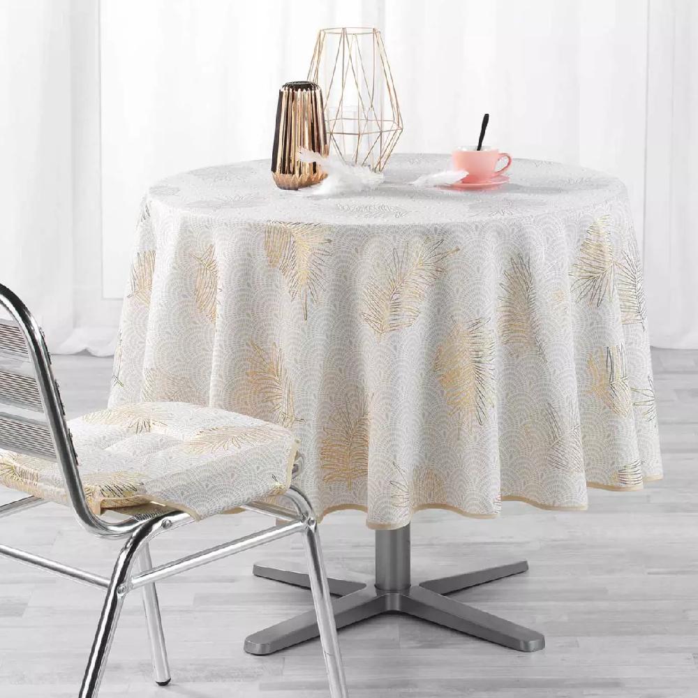 eminza Nappe ronde (D180 cm) Sunny Gold Or