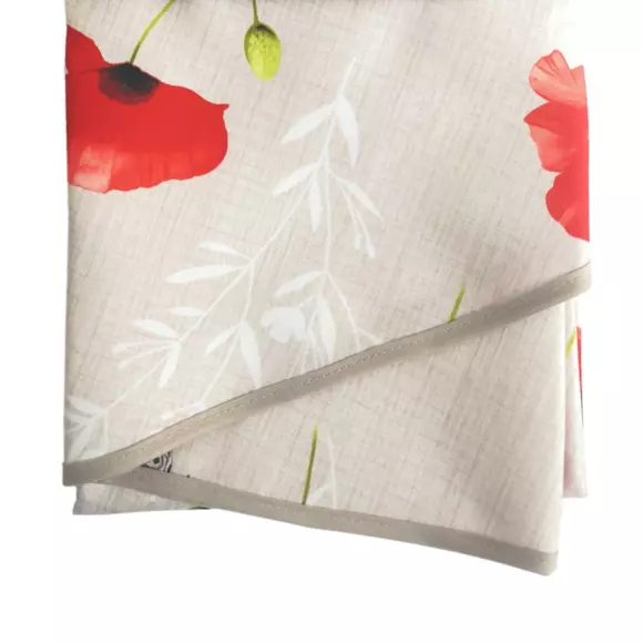 Eminza Nappe Ronde (D180 Cm) Sweet Poppy Rouge