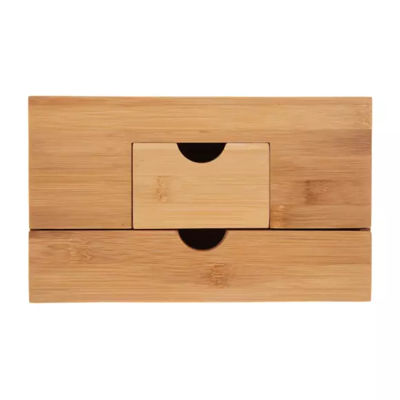 Eminza Organisateur De Maquillage Natureo Bambou