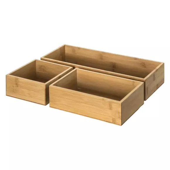 Eminza Organisateur De Maquillage Tidysmart Bambou
