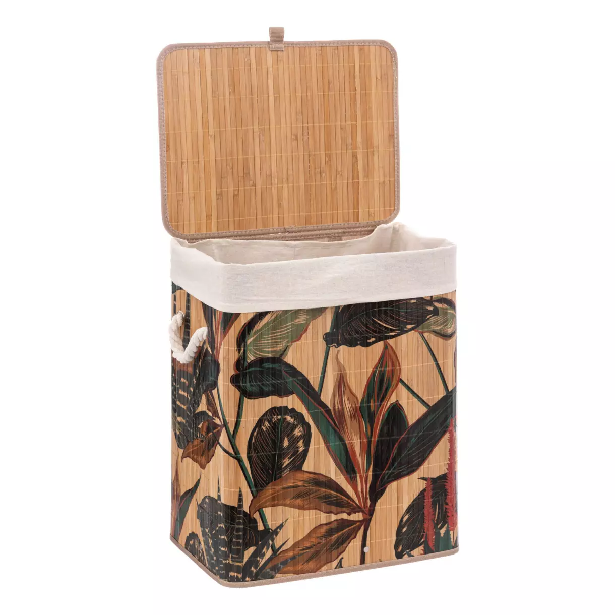 eminza Panier à linge Palawan Bois