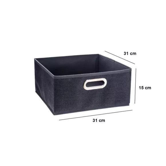 Eminza Panier De Rangement (31 X 15 Cm) Helena Gris