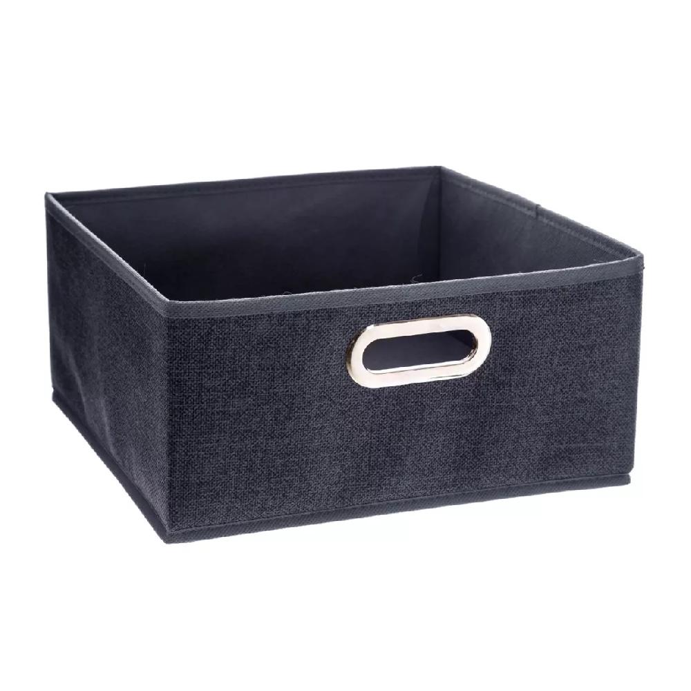 eminza Panier de rangement (31 x 15 cm) Helena Gris