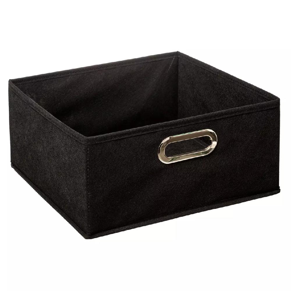 eminza Panier de rangement (31 x 15 cm) Helena Noir