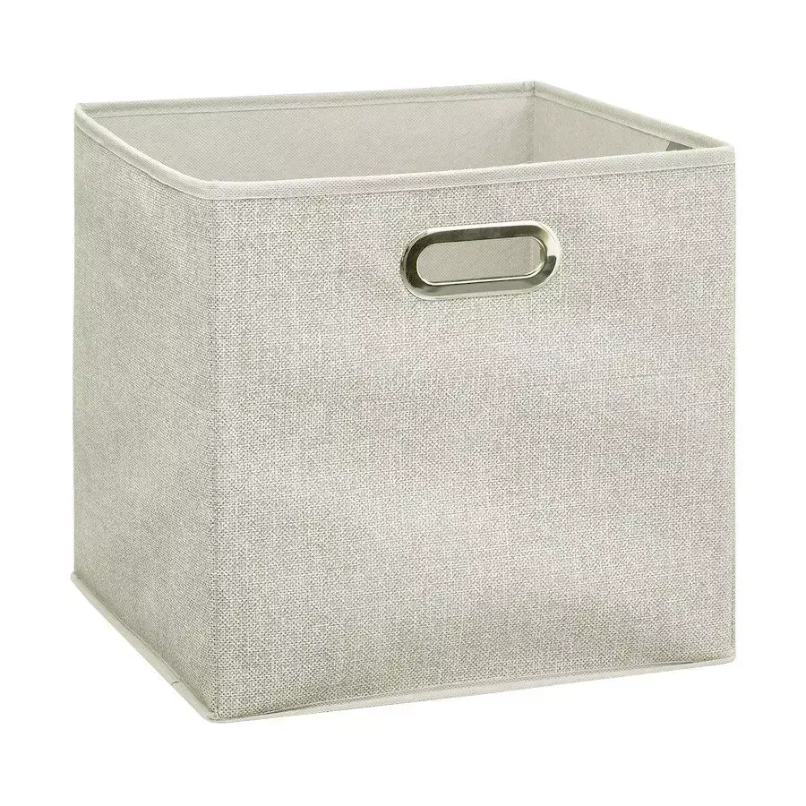 eminza Panier de rangement (31 x 31 cm) Helena Beige