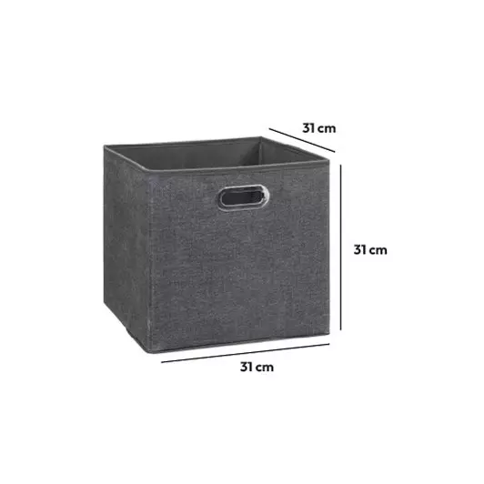 Eminza Panier De Rangement (31 X 31 Cm) Helena Gris