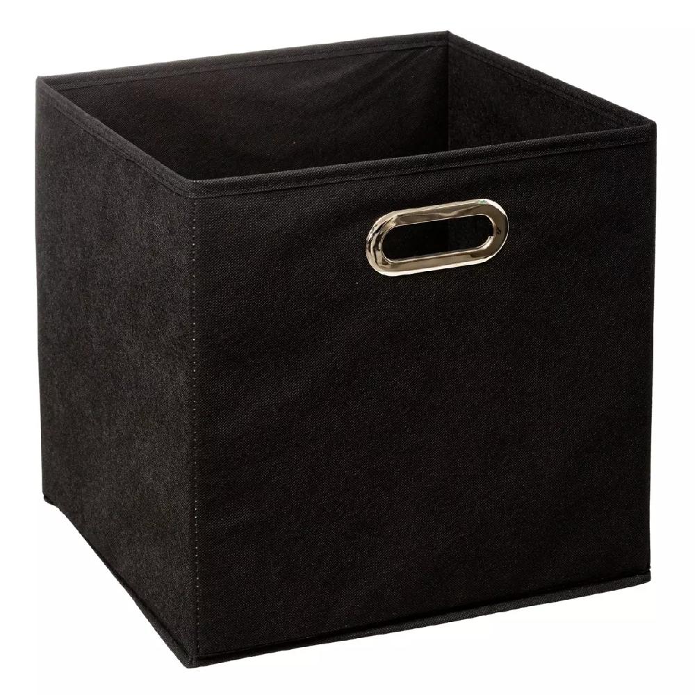 eminza Panier de rangement (31 x 31 cm) Helena Noir