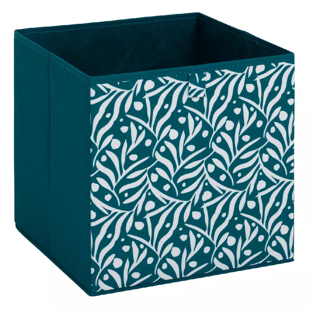 eminza Panier de rangement (31 x 31 cm) Olivia Bleu