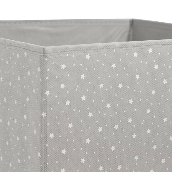 Eminza Panier De Rangement Etoiles Gris