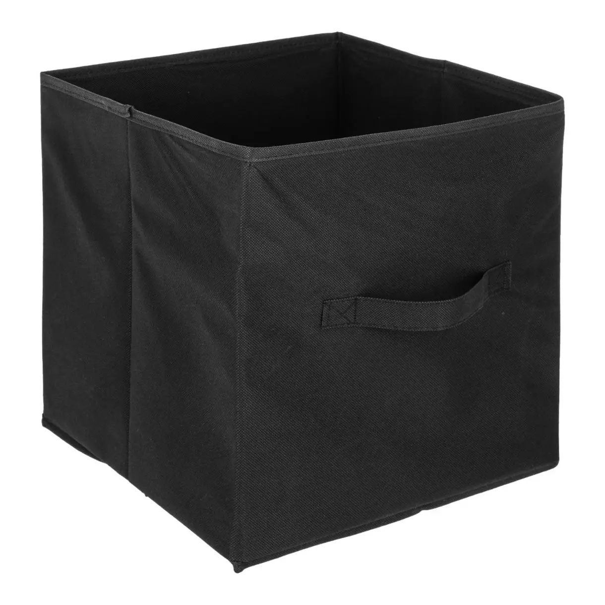 eminza Panier de rangement Kube Noir