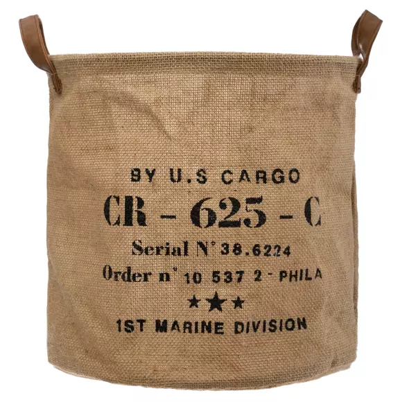 Eminza Panier En Jute Végétale (H30 Cm) Loft Naturel