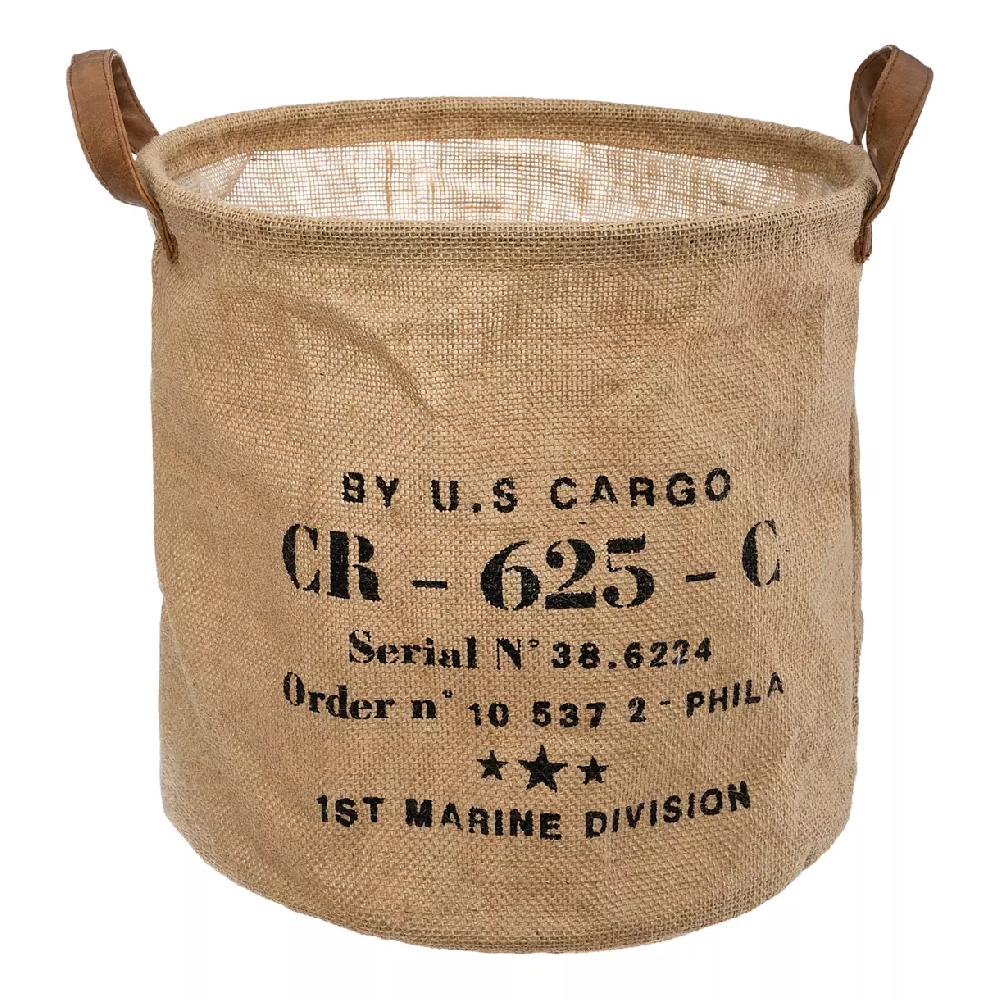 eminza Panier en jute végétale (H30 cm) Loft Naturel