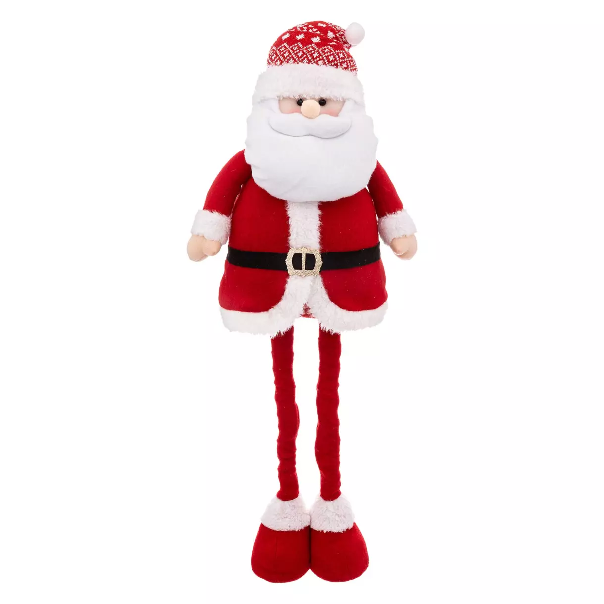 eminza Père Noël déco (H78 cm) Jambes téléscopiques